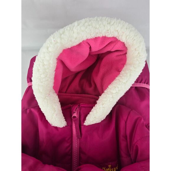 18-24 Month Girls Snowsuit, 1 Piece, Hand and Foot Cuffs - Picture 3 of 6